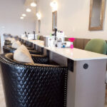 Manicure station at our nail salon at West Palm Beach.